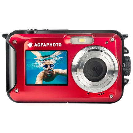 Agfa WP8000 vízálló kompakt digitális fényképezőgép, piros