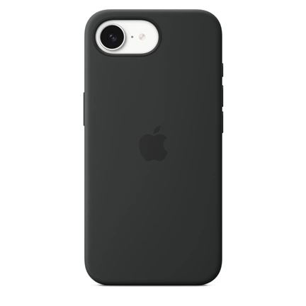 Apple iPhone 16e Silicone tok Fekete
