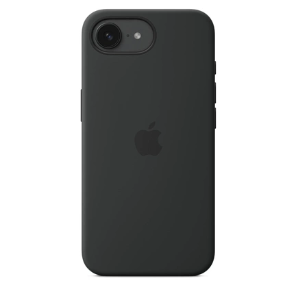 Apple iPhone 16e Silicone tok Fekete