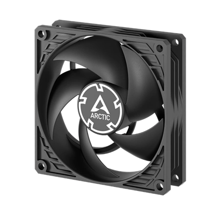 Arctic P9 PWM PST (Black) rendszerhűtő - 92mm-es, PWM, kábelelosztóval
