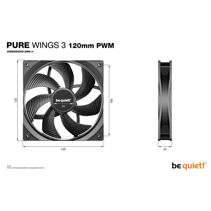 Be Quiet! PURE WINGS 3 120mm PWM (BL105)