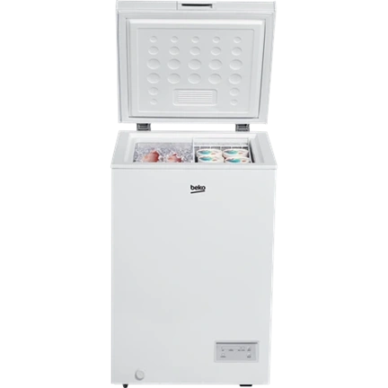 Beko CF100EWN fagyasztóláda, E energiaosztály, 98 liter