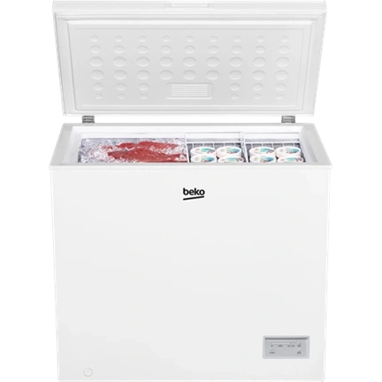 Beko CF200EWN fagyasztóláda, E energiaosztály, 198 liter