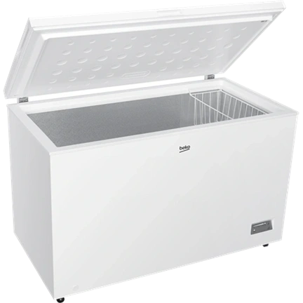 Beko CF380EWN fagyasztóláda, E energiaosztály, 371 liter
