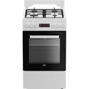 Beko FSM52330DWDS HU szabadonálló kombinált tűzhely 50 × 60 cm, 60 literes elektromos sütővel, A energiaosztály