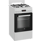 Beko FSM52330DWDS HU szabadonálló kombinált tűzhely 50 × 60 cm, 60 literes elektromos sütővel, A energiaosztály