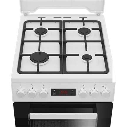 Beko FSM52330DWDS HU szabadonálló kombinált tűzhely 50 × 60 cm, 60 literes elektromos sütővel, A energiaosztály