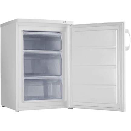 Bontott Gorenje F492PW fagyasztó A++ ajtón pici horpadás