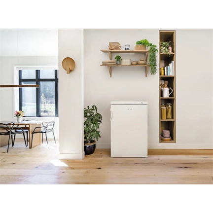 Bontott Gorenje F492PW fagyasztó A++ ajtón pici horpadás