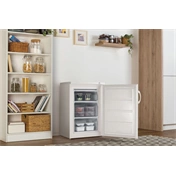 Bontott Gorenje F492PW fagyasztó A++ ajtón pici horpadás