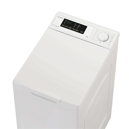 Candy TCA283D2-S felültöltős mosógép (8 kg, 1200 fordulat)