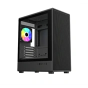 Cooler Master Elite 350 számítógépház - Micro-ATX, 4db 120mm-es ARGB ventilátor, fekete