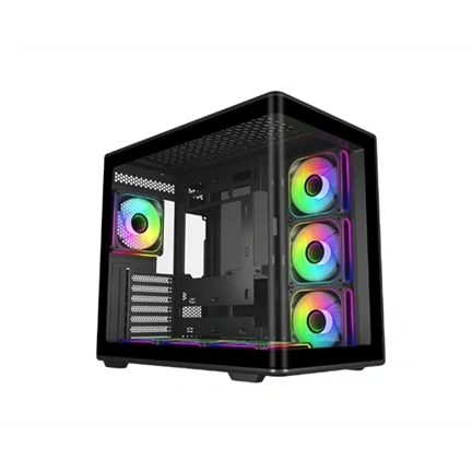 Cooler Master Elite 600 számítógépház - ATX, elöl/oldalt edzett üveg, fehér