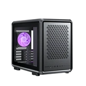 Cooler Master MasterFrame 400 Mesh számítógépház - micro-ATX, nyílt, 1db ARGB ventilátor, fekete