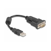 DELOCK Adapter USB 2.0 Type-A / soros RS-232 D-Sub 9 ferritmaggal 0,25m