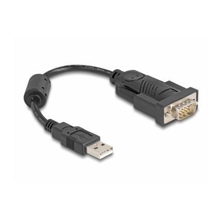 DELOCK Adapter USB 2.0 Type-A / soros RS-232 D-Sub 9 ferritmaggal 0,25m