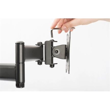 DIGITUS DA-90364 C-bilincses (VESA 75 / 100) univerzális 4-es fekete monitor állvány