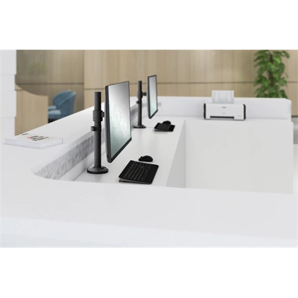 DIGITUS DA-90397 univerzális (VESA 75 / 100) pultba szerelhető fekete monitor tartó konzol