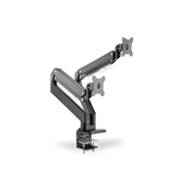 DIGITUS DA-90427 C-bilincses gázrugós univerzális (VESA 75 / 100) 2-es fekete monitor tartó konzol