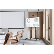 DIGITUS DA-90452 70-120" VESA fekete mobil TV állvány