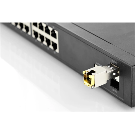 DIGITUS DN-81005 Gigabit 1.25 Gbps 10/100/1000Base-T 100m RJ45 Réz modul