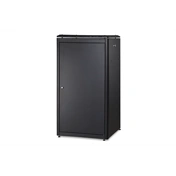 DIGITUS Rack Unique 19" 22U 1164x600x600mm üvegajtós fekete álló rack szekrény