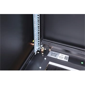 DIGITUS Rack Unique 19" 22U 1164x600x800mm üvegajtós fekete álló rack szekrény