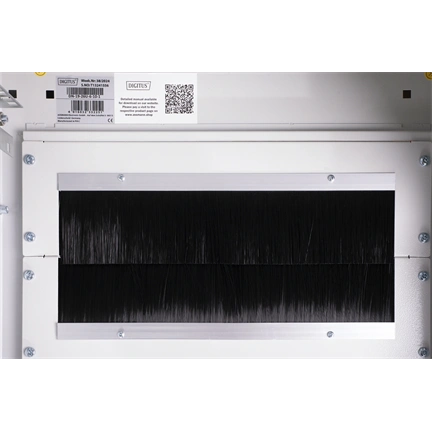 DIGITUS Rack Unique 19" 26U 1342x600x1000mm üvegajtós szürke álló rack szekrény