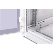 DIGITUS Rack Unique 19" 26U 1342x600x1000mm üvegajtós szürke álló rack szekrény