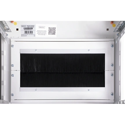 DIGITUS Rack Unique 19" 26U 1342x600x600mm üvegajtós szürke álló rack szekrény
