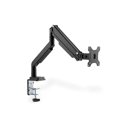 DIGITUS gázrugós C-bilincses univerzális (VESA 75 / 100) 1-es fekete monitor tartó konzol