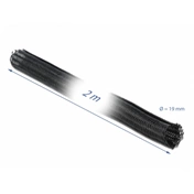 Delock fonott önzáródó kábelharisnya (2m x 19mm) fekete