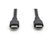 Digitus USB-C Silicone charging cable USB-C to USB-C USB 2.0 60W 1m Black