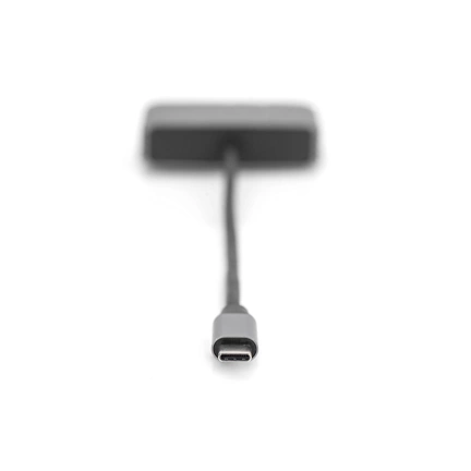 Digitus USB Type-C 4K 2-in-1 DisplayPort + VGA Graphics Adapter Silver