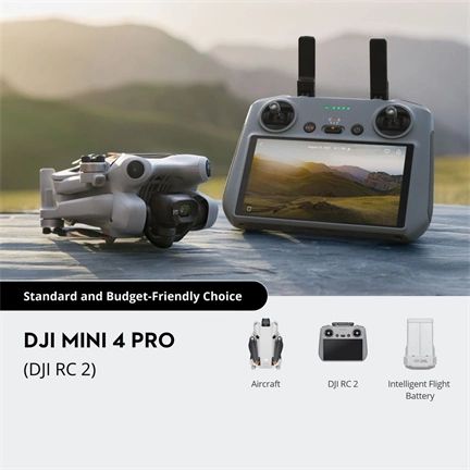 Dji Mini 4 Pro drón (DJI RC 2)