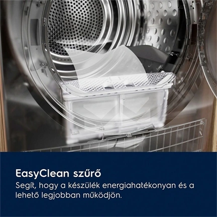 ELECTROLUX EW6D285AE Hőszivattyús szárítógép, 8kg, inverter motor, Fehér