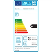 ELECTROLUX LKG500013W Gáztűzhely, 55L, 4 főzőzóna, 50x60cm, Fehér