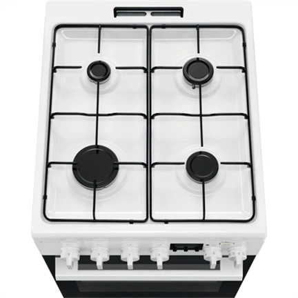 ELECTROLUX LKK560232W Kombinált tűzhely, sütő:58L, SteamBake, 50x60cm, Fehér