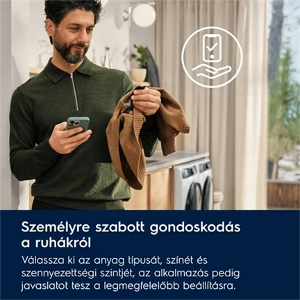 Electrolux EW7D39BOCE DelicateCare Hőszivattyús szárítógép, C  energiaosztály, 9 kg, inverter motor, Wifi