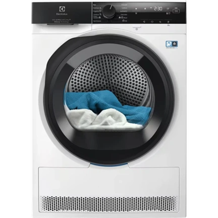 Electrolux EW8D495MCE UltraCare Hőszivattyús szárítógép, 3DSense, C  energiaosztály, 9 kg, inverter motor, Wifi