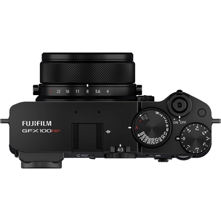 Fujifilm GFX100RF középformátumú fényképezőgép fekete