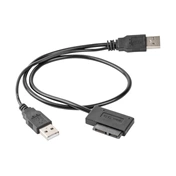 GEMBIRD External USB to SATA adapter for Slim SATA SSD, DVD