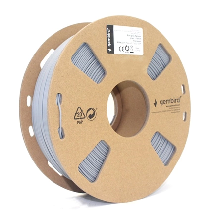 GEMBIRD PLA filament 1.75 mm, 1 kg, Grey