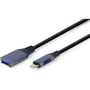 GEMBIRD USB-C to OTG AF adapter, space grey