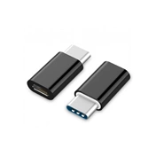 GEMBIRD USB 2.0 Type-C adapter (CM/MicroUSB-F), black