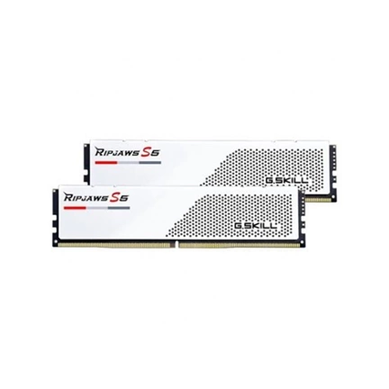 G.SKILL Ripjaws S5 DDR5 6000MHz CL32 32GB Kit2 (2x16GB) Intel XMP White