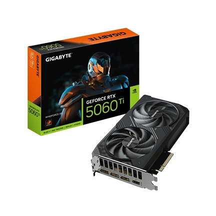 Gigabyte GeForce RTX 5060 Ti Windforce 8GB GDDR7 videokártya