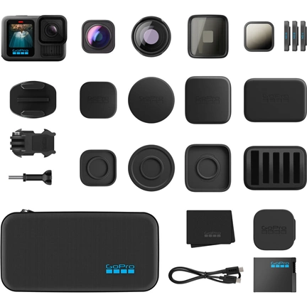 GoPro HERO13 Black akciókamera (fekete) + HB-Series Lens Collection