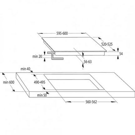 Gorenje GI6421SYWA beépíthető indukciós főzőlap