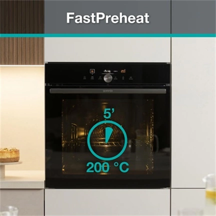 Gorenje GO66E Pizza beépíthető sütő pizza fukcióval 350°C